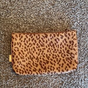 Ipsy Leopard Print Cosmetic Bag